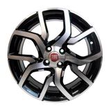 Roda Aro 17x6 Fiat Argo 4x98 Preto Diamante Brw 1300