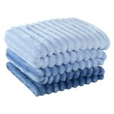Cobertor Coberta Fluflu Queen Ultrasoft Alto Relevo Dupla Face Sky 100% Poliéster