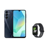 Celular Samsung A16 5g 256gb - Azul Escuro + Galaxy Fit3 - Grafite Combo