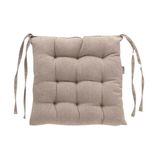 Almofada De Cadeira Futton Com Amarração 40x40cm - Camurça