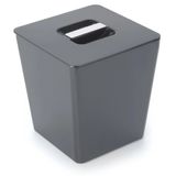 Lixeira De Pia 5l Quadrada Neo Banheiro Puxador Em Aço Inox