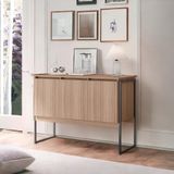 Buffet Luxuoso 3 Portas Barcelona Montana E Preto