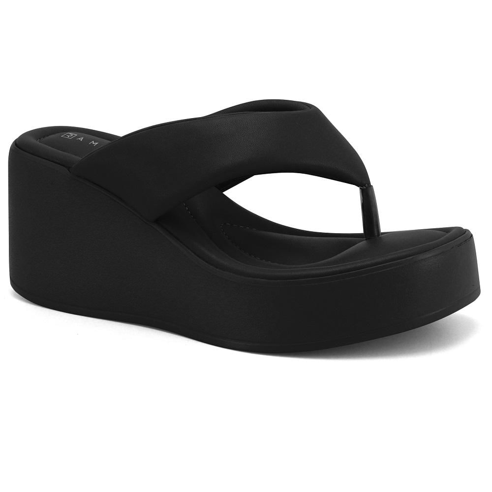 Tamanco Ramarim Ref 2533101-4 Preto 038