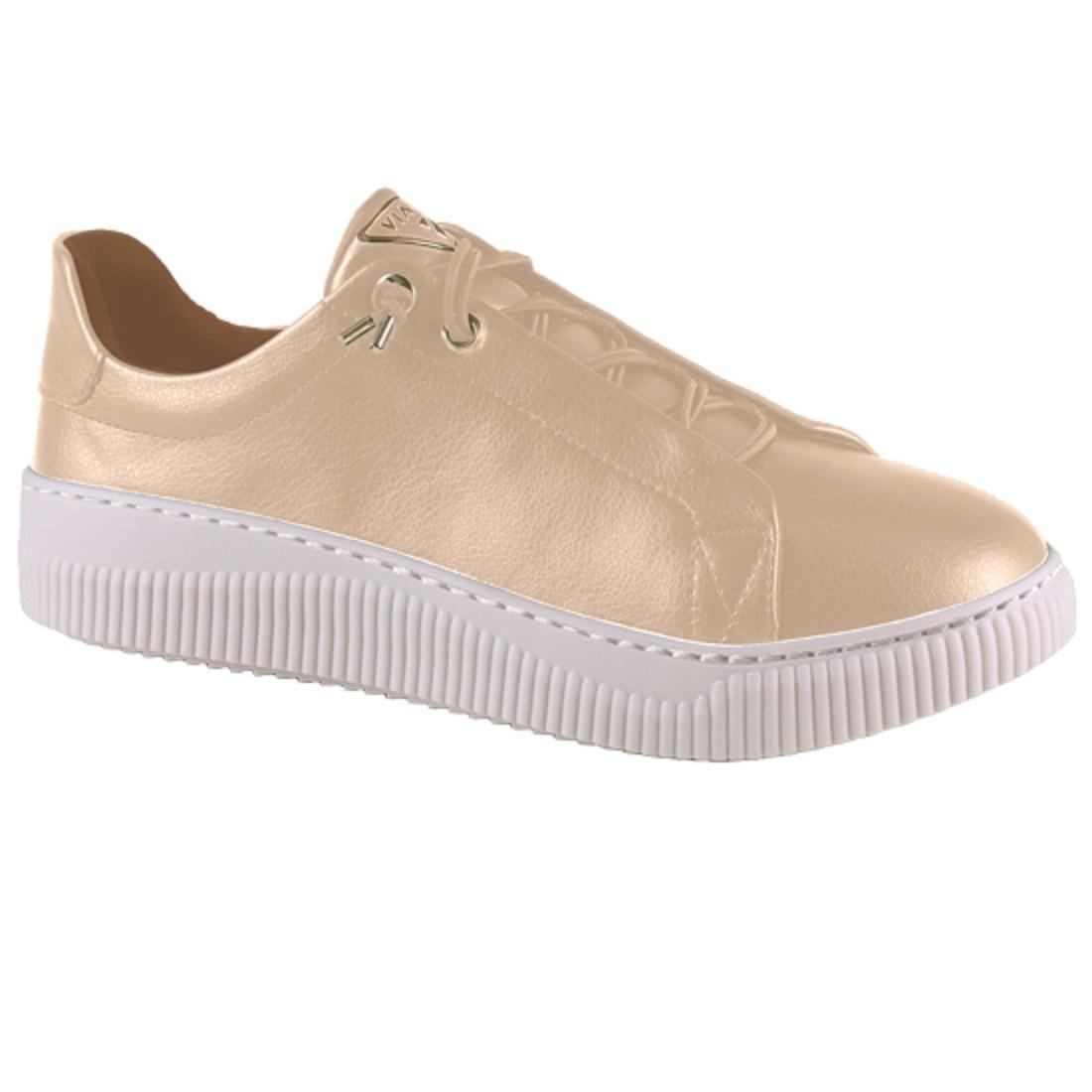 Tenis Via Uno Slip On Casual Ref 881004siavv Amendoa 040