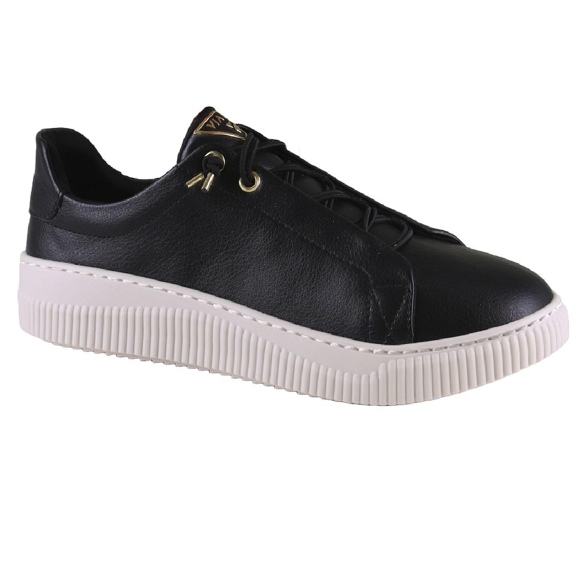 Tenis Via Uno Slip On Casual Ref 881004siavv Preto 038