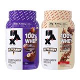 Kit Whey Protein 100% 900g Max Titanium Avelã E Bueníssimo