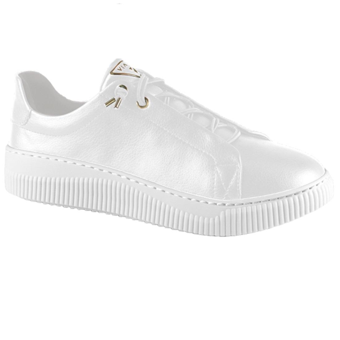 Tenis Via Uno Slip On Casual Ref 881004siavv Branco 037