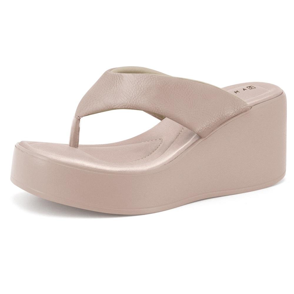 Tamanco Ramarim Ref 2533101-1 Bege 039