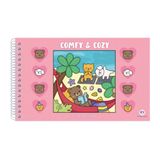Comfy Cozy Rosa 48 Páginas Capa Dura - Ciranda Cultural