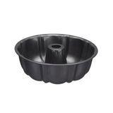 Forma Redonda Com Furo Em Aço Carbono Antiaderente 26 X 5 Cm