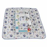5 Fraldas Disney 100% Algodão Mickey 70x70cm Com Crochê