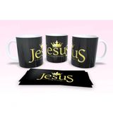 Caneca De Porcelana 325ml Decorada Frases Religiosas Estampa 56