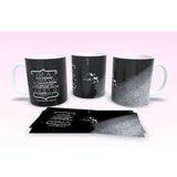 Caneca De Porcelana 325ml Decorada Frases Religiosas Estampa 59