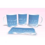 Caneca De Porcelana 325ml Decorada Frases Religiosas Estampa 30