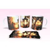 Caneca De Porcelana 325ml Decorada Frases Religiosas Estampa 32