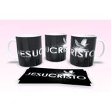 Caneca De Porcelana 325ml Decorada Frases Religiosas Estampa 41