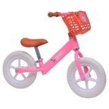 Bicicleta Infantil De Equilíbrio Sem Pedal Cor Rosa Aro 12