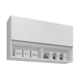 Armário De Cozinha Aéreo 100cm Basculante Mia Z34 Branco - Mpozenato