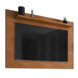 Painel Para Tv Suspenso 50 Egadas 135cm Saira C14 Cedro - Mpozenato