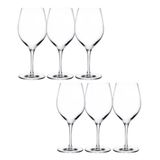Jogo 6 Taças De Cristal Nude Para Vinho Terroir 670ml