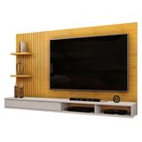 Painel Tv 60 190cm Bancada Suspensa Lutra D04 Cedro-bali - Mpozenato