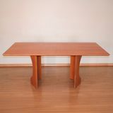 Mesa Para Sala De Jantar Em Madeira Maciça Esther 180cm Mel