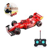 Carrinho Formula 1 Controle Remoto Efeito Fumaça Real E Luz