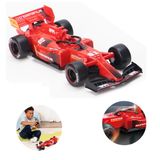 Carrinho F1 Controle Remoto Fumaça Led E Efeito Realista