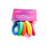 Elastico De Cabelo Colorido 72Pcs Atacado