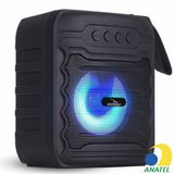 Caixa De Som Bluetooth Portátil 10w Rádio Usb - D-s3148