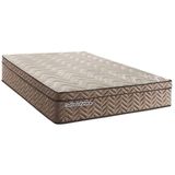 Colchão Casal Molas Ensacadas Masterpocket Safira Uniface Rustico Bege (138x188x30) - Paropas