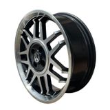 Kit 4 Rodas Aro 17x6 Vw Gol Gt Snowflakes 4x100 Bd Zk-700