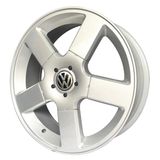 Kit 4 Rodas Aro 17x6 Vw Gol Gti /tsi G3 4x100 Prata Brw 1530