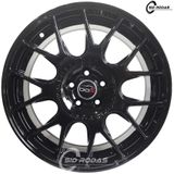 Kit 4 Rodas Aro 17x7 Bbs Morgan 5x113 Black