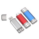 Unidade Flash Usb Raoyi 128gb Usb 3.0 Type-c Dual Otg