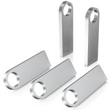 Unidade Flash Ablaze 64gb Usb 2.0 Metal Com Chaveiro, Pacote Com 5
