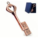 Unidade Flash Usb Smozer Metal Love Heart Key 128 Gb Usb 2.0