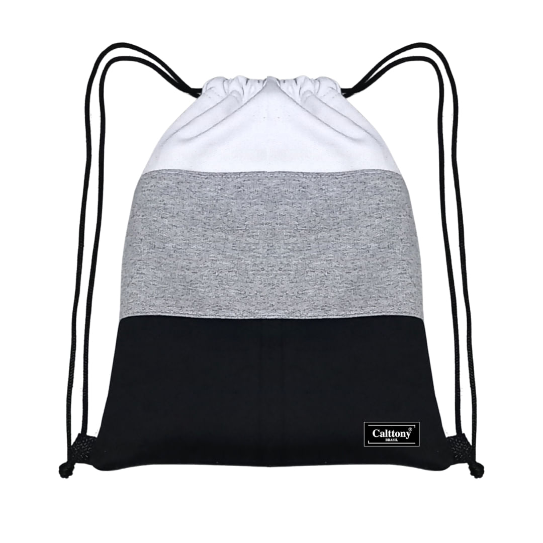 Mochila Adulto Infantil Minimalista De Moletom, Para Esporte E Lazer