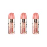 Desodorante Spray Alma De Flores 90 Ml Floral Rose-kit C/3un