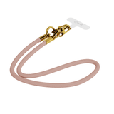 Alça Universal Transporte Smartphone Phone Strap Iwill 40cm - Rosa C/ Dourado Strap Gd Rs