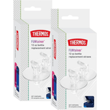 2 Kits Com 2 Un - Canudo + Bico De Silicone Para Garrafas F401/f410/f411 - Thermos