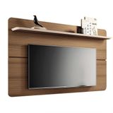 Painel Suspenso Decorativo 1.8 Tv Até 70 Pol. Sala De Estar Kirby Castanho/off White G26 - Gran Belo