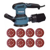 Lixadeira Roto Orbital 5&#39;&#39; 125mm 400w Wesco + 8 Lixas