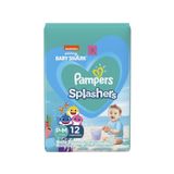Fralda Pampers Splashers P/m 12 Unidades