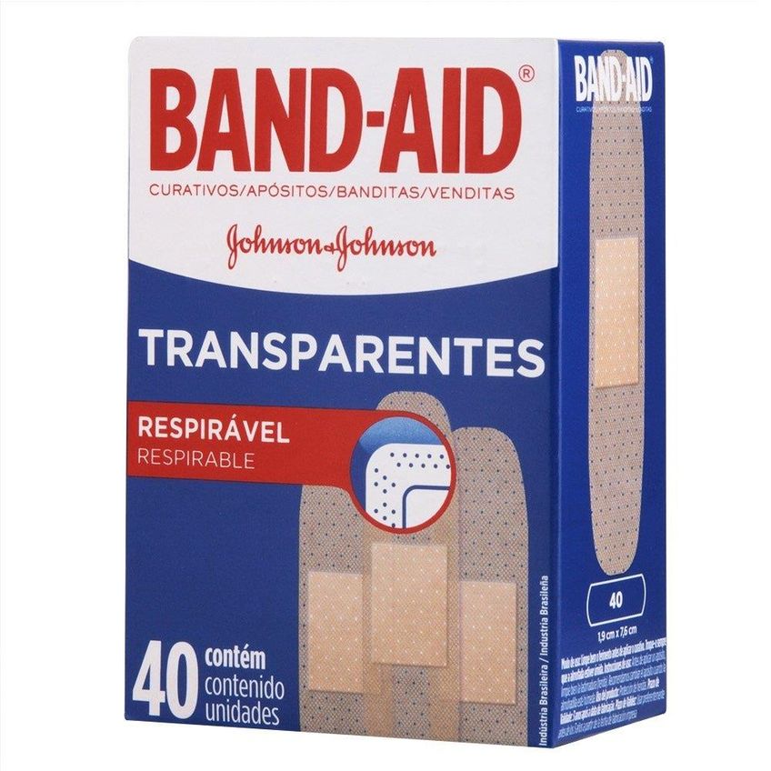 Curativo Band-aid Johnson Transparente 6 Embalagens Com 40 Unidades - imagem 3