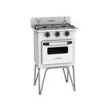 Fogão A Gas Gemini 2 Bocas Q Vetro Branco Gás Glp