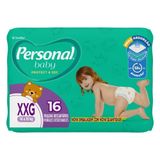 Fralda Descartável Personal Soft &amp; Protect Jumbo Tamanho Xxg - 12 Pacotes Com 16 Fraldas - Total 192 Tiras