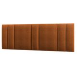 Cabeceira Estofada Iluminação Led Cama Casal King Size 200cm