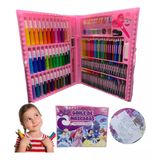 Maleta De Pintura Infantil Para Desenhar E Colorir Princesas