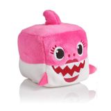 Cubo Musical Oficial Em Pelúcia Mommy Shark - Rosa